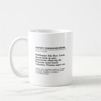 Caneca De Café Mug Clássico de Publicação Personalizada