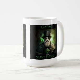 Caneca De Café Mug Clássico de São Patrick Gótico, 15 oz