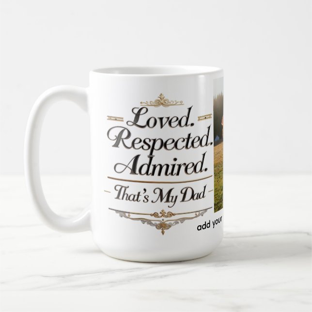 Caneca De Café Mug Clássico Personalizado De 15 Oz (Esquerda)