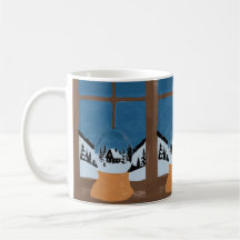 Mug Classique Personnalisable Hivernal Boule à Nei