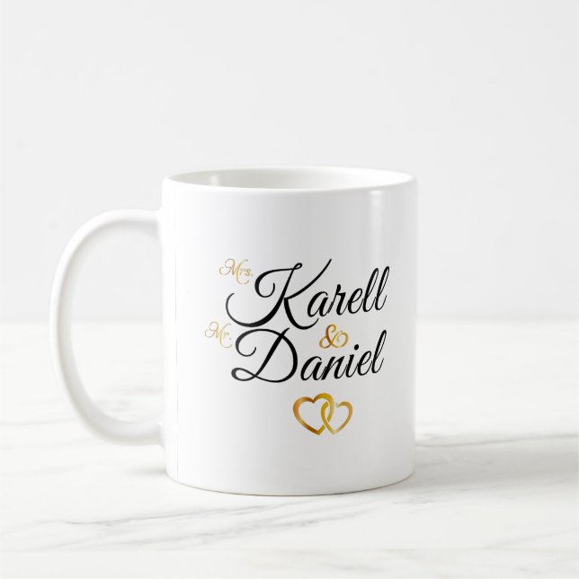 Caneca De Café Mug classique pour Mariage, 325 ml (Esquerda)