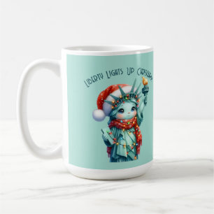 Caneca De Café Mug classque Liberty Lights Up Christmas! 🎄
