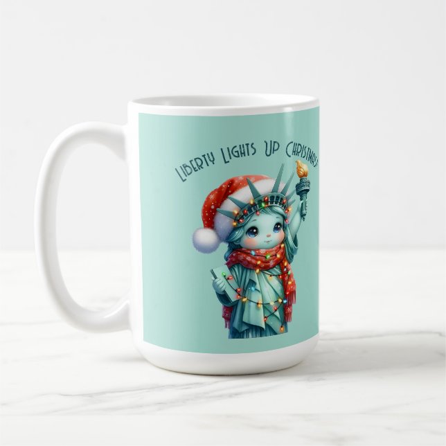 Caneca De Café Mug classque Liberty Lights Up Christmas! 🎄 (Esquerda)