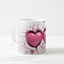 Caneca De Café Mug Coeur Série 1-4