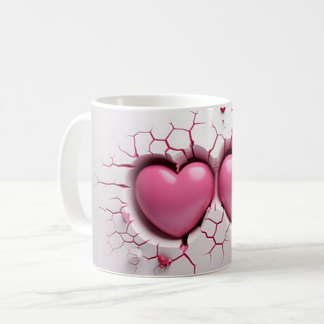Caneca De Café Mug Coeur Série 1-4 (Frente Esquerda)