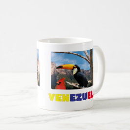 Caneca De Café Mug Coffee mug Eu amo Venezuela, personalizável