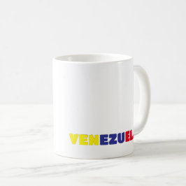 Caneca De Café Mug Coffee mug Eu amo Venezuela, personalizável