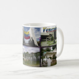 Caneca De Café Mug Coffee mug Eu amo Venezuela, personalizável