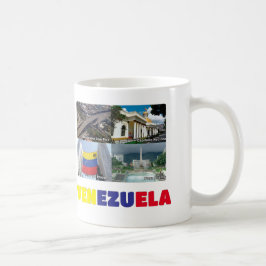 Caneca De Café Mug Coffee mug Eu amo Venezuela, personalizável