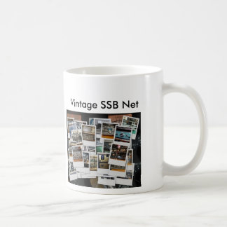 Caneca De Café mug_collage, mug_gkzcollage, rede do vintage SSB,