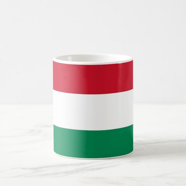 Caneca De Café Mug com bandeira da Hungria (Centro)