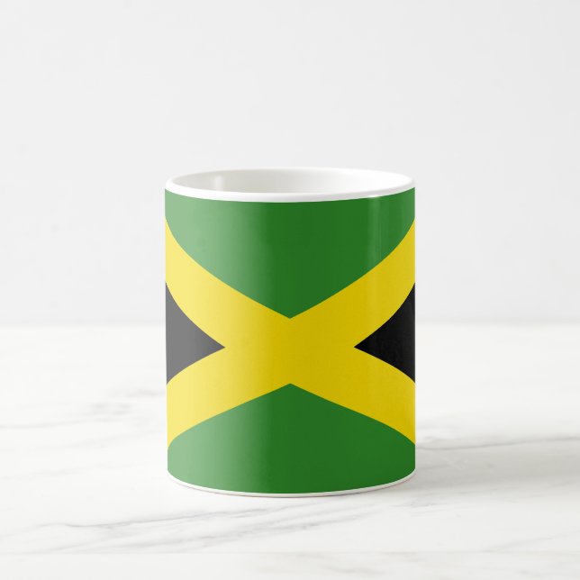 Caneca De Café Mug com bandeira da Jamaica (Centro)