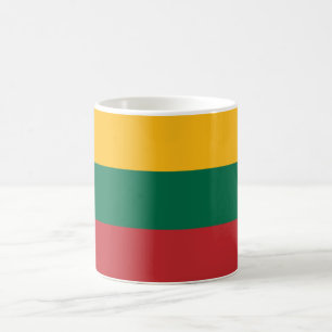 Caneca De Café Mug com bandeira da Lituânia