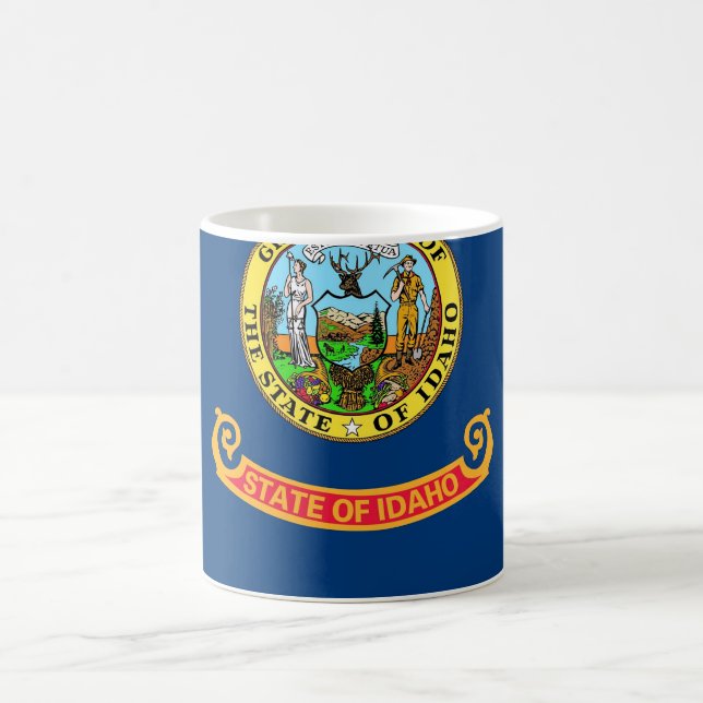 Caneca De Café Mug com bandeira do Estado de Idaho - EUA (Centro)
