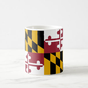 Caneca De Café Mug com Bandeira do Estado de Maryland - EUA