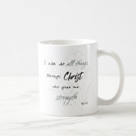 Caneca De Café Mug com Bíblia Verso