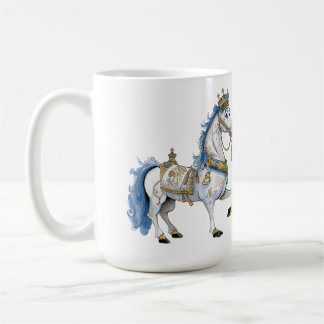 Caneca De Café Mug com cavalo e finalmente encontrei meu príncipe
