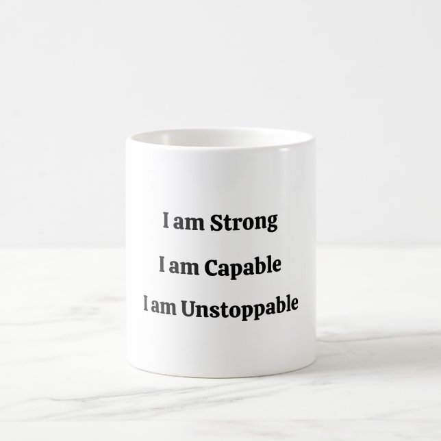 Caneca De Café Mug com citações positivas motivacionais (Centro)