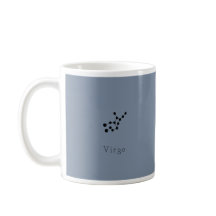 Mug com Constelação de Virgo Zodiac