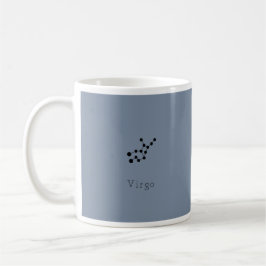 Caneca De Café Mug com Constelação de Virgo Zodiac