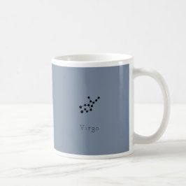 Caneca De Café Mug com Constelação de Virgo Zodiac
