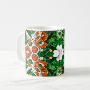 Caneca De Café Mug com Design de cores da Irlanda