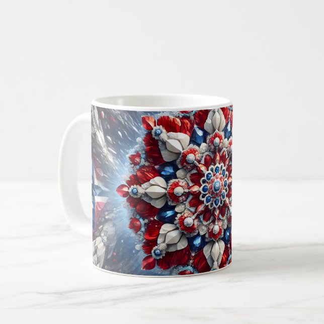 Caneca De Café Mug com Design de cores da Noruega (Frente Esquerda)