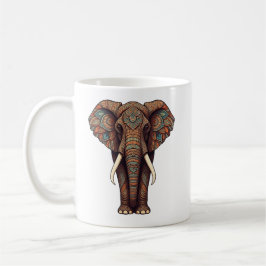 Caneca De Café Mug com design de elefante