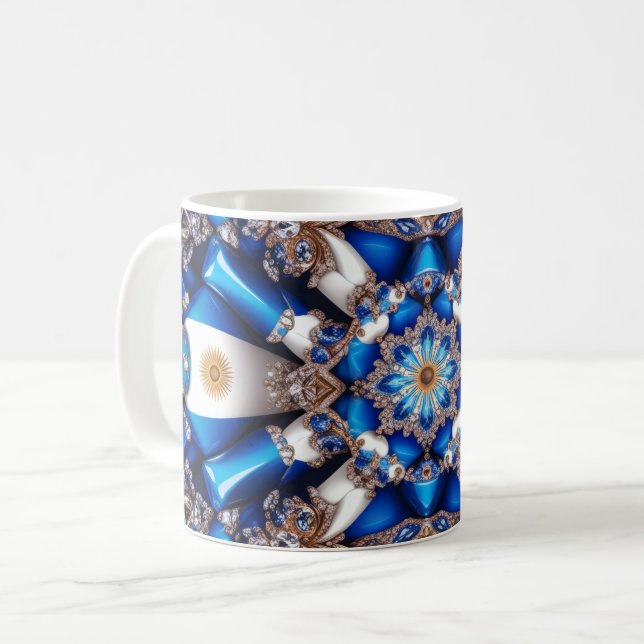 Caneca De Café Mug com Design sul-argentino (Frente Esquerda)