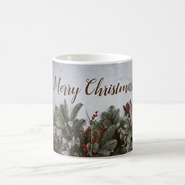Caneca De Café Mug com Feliz Natal e Mistura. (Centro)