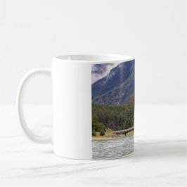 Caneca De Café Mug com foto do Alasca, Mountain, River