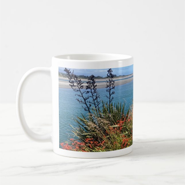 Caneca De Café Mug com foto do rio Hokitika (Esquerda)