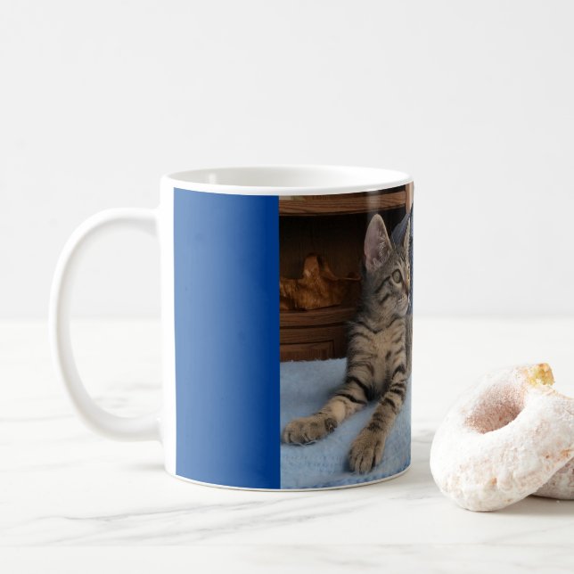 Caneca De Café Mug com gatinho fofo (Com Donut)