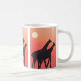 Caneca De Café Mug com Giraffe Design