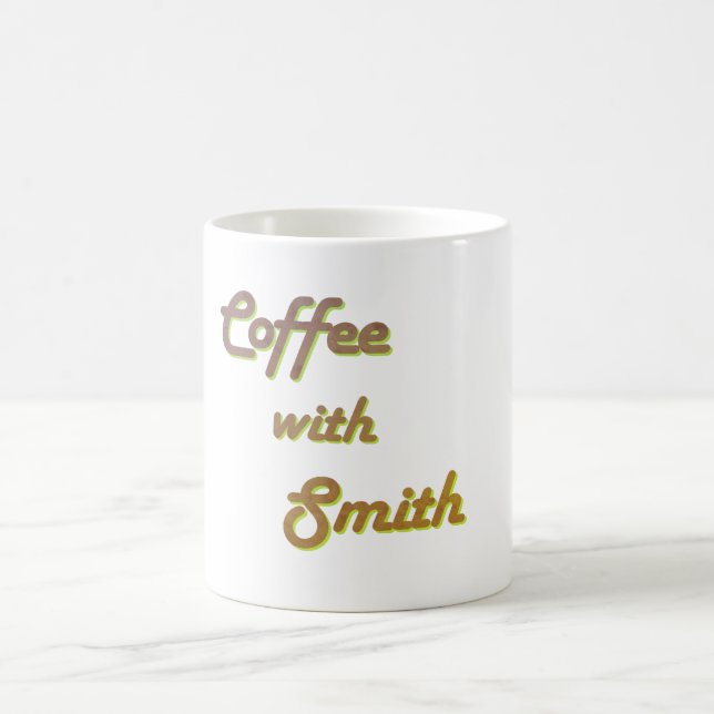 Caneca De Café Mug com nome personalizado (Centro)