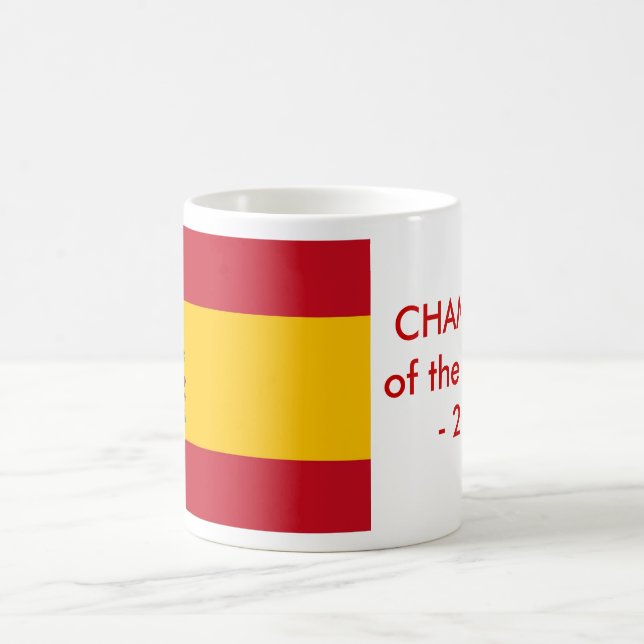 Caneca De Café Mug com sinalizador de Espanha (Centro)