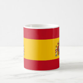 Caneca De Café Mug com sinalizador de Espanha