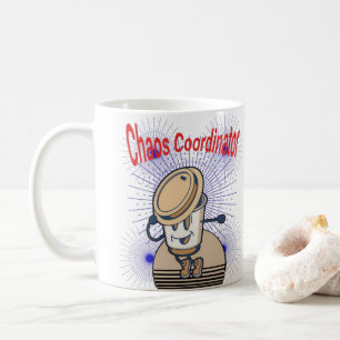 Caneca De Café Mug Coordenador do Caos - Taça Engraçada de Café p