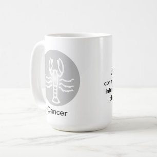Caneca De Café Mug - Cor bodiaca do Cancer