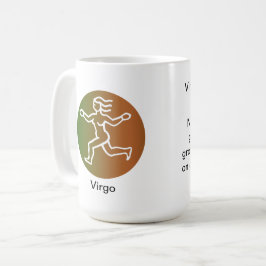 Caneca De Café Mug - Cor do Zodíaco para o Virgo