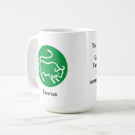 Caneca De Café Mug - Cor do Zodíaco para Taurus