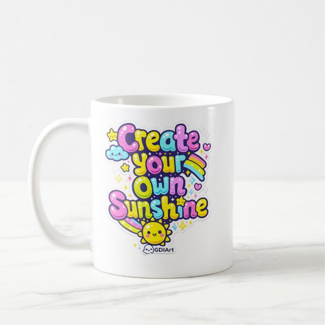 Caneca De Café MUG - Crie Seu Próprio Sol (Esquerda)