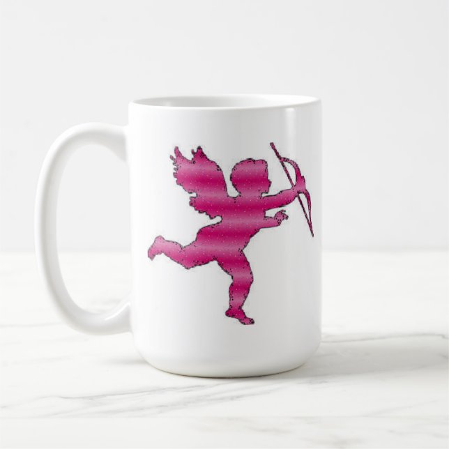 Caneca De Café Mug Cupid Rosa (Esquerda)