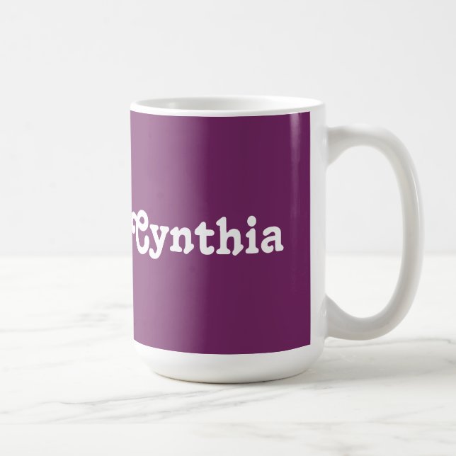 Caneca De Café Mug Cynthia (Direita)