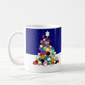 Caneca De Café Mug da árvore do Natal