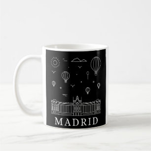 Caneca De Café Mug da cidade de Madrid