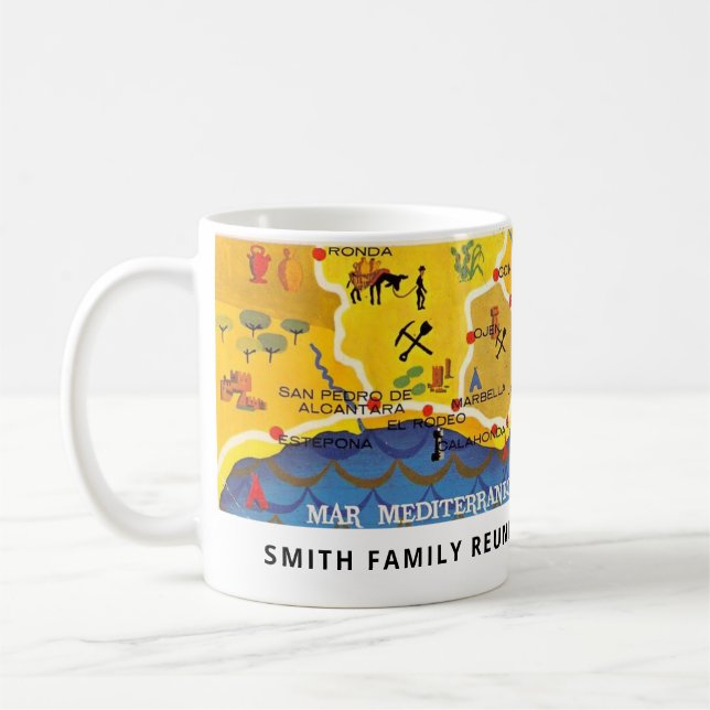 Caneca De Café Mug da Costa Espanhola (Esquerda)