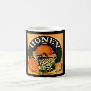 Caneca De Café Mug da empresa de mel de vintage