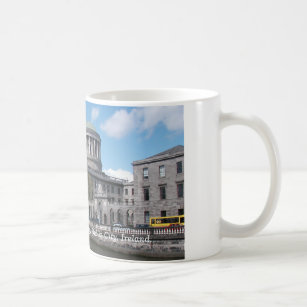 Caneca De Café Mug da Irlanda de Dublin, histórico edifício dos Q