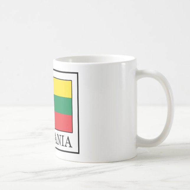 Caneca De Café Mug da Lituânia (Direita)